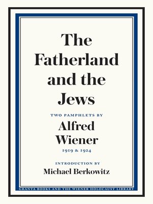 cover image of The Fatherland and the Jews